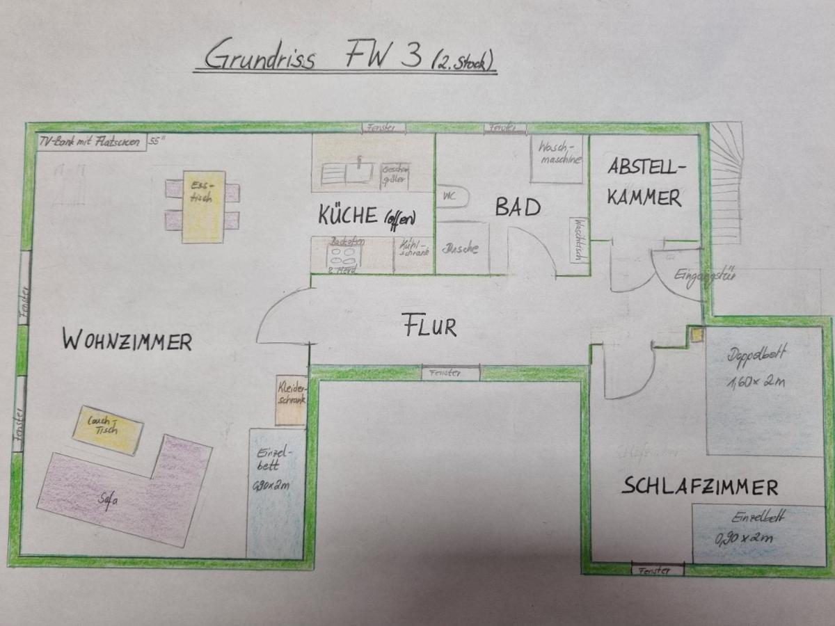 Ferienwohnungen Springer In Schoenefeld Ot Grossziethen Div Apartments Fuer Bis Zu 6 Personen Eksteriør bilde